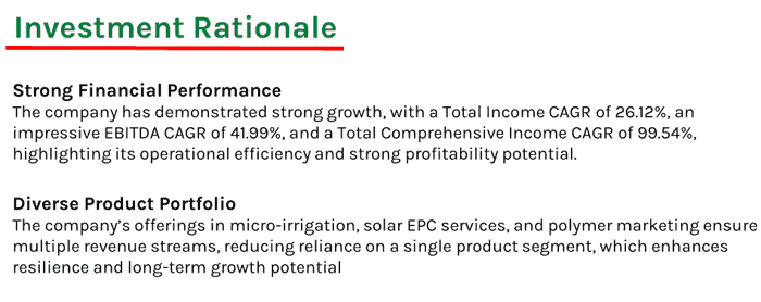 Captain Polyplast Ltd Investment Rationale Q2 FY2025 PPT