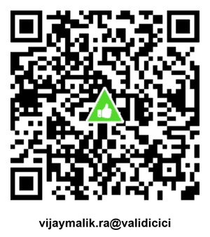 QR Code SEBI Vijaymalik.ra@validicici 300x338