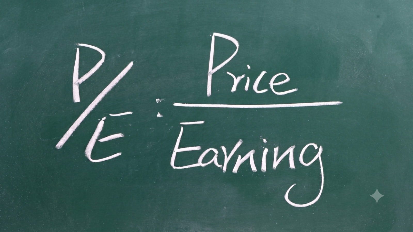 Price To Earnings Ratio 1600